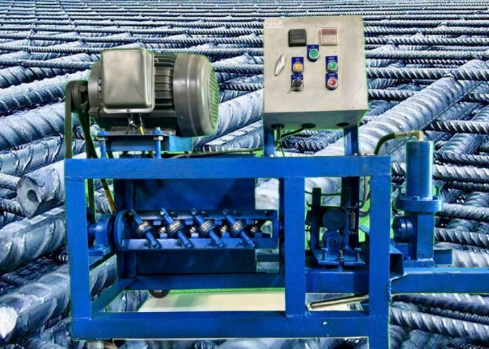 Tự động hóa 3 bước nạp sắt duỗi thẳng cắt đoạn chỉ cần 1 người vận hành 