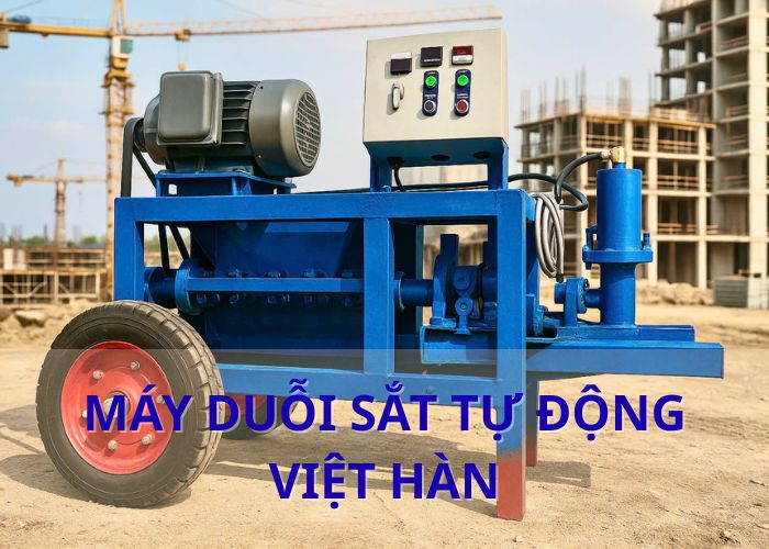 Giới thiệu tổng quan –Máy duỗi sắt phi 6–8 Việt Hàn
